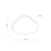 Plafoniera Cloud White Mini 2 4228