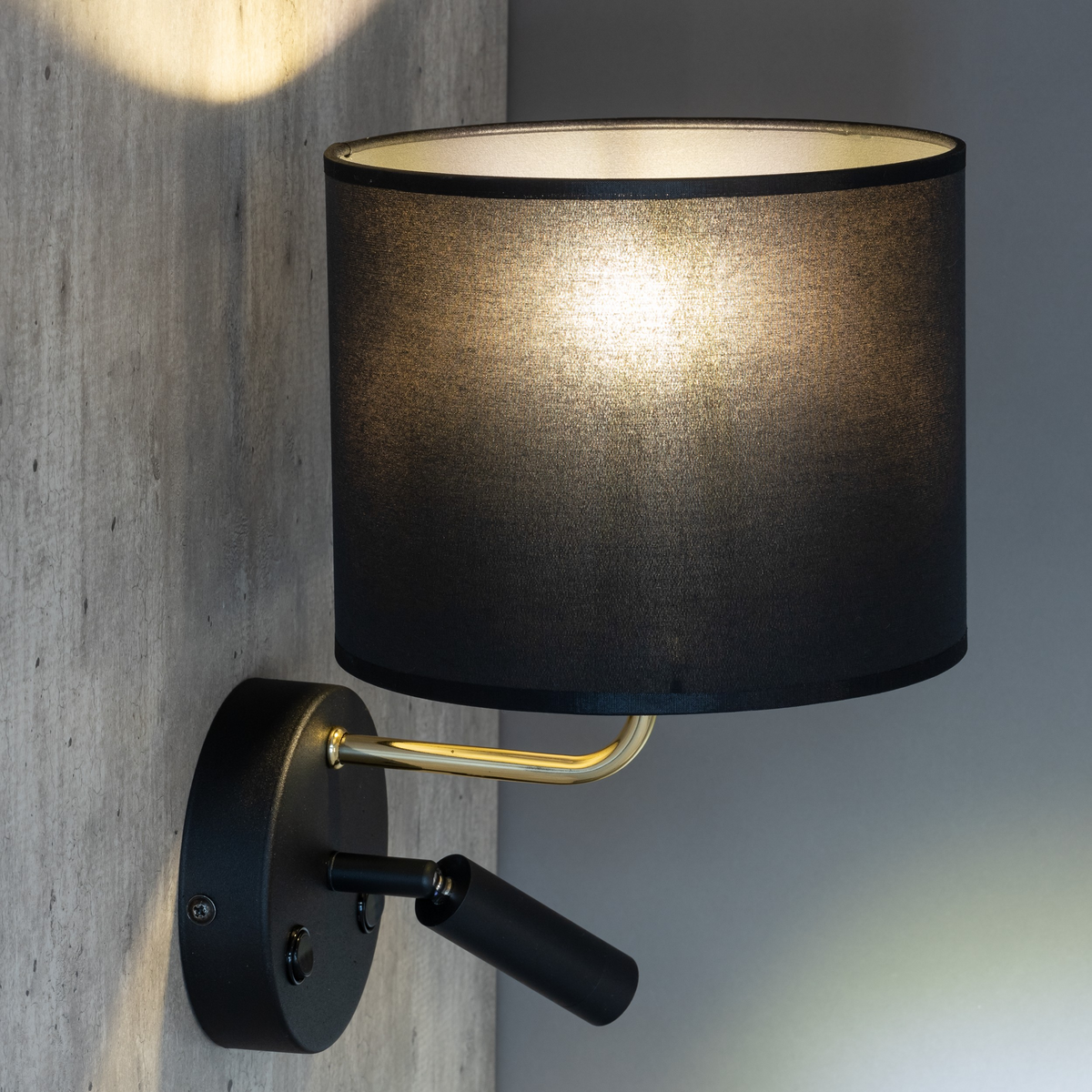 Aplica Richi Black/Gold E27 + G9 TK 4234