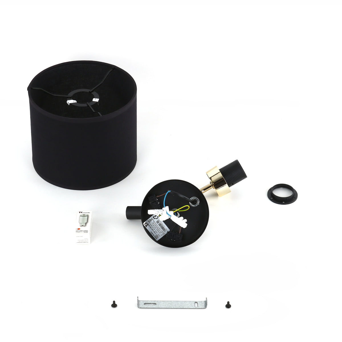 Aplica Richi Black/Gold E27 + G9 TK 4234