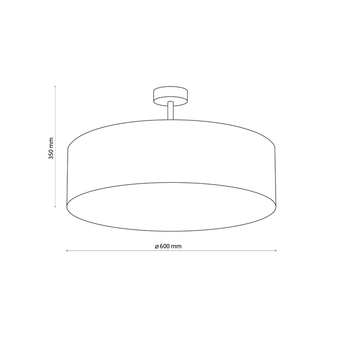 Plafoniera Rondo Gray 4 600 4239