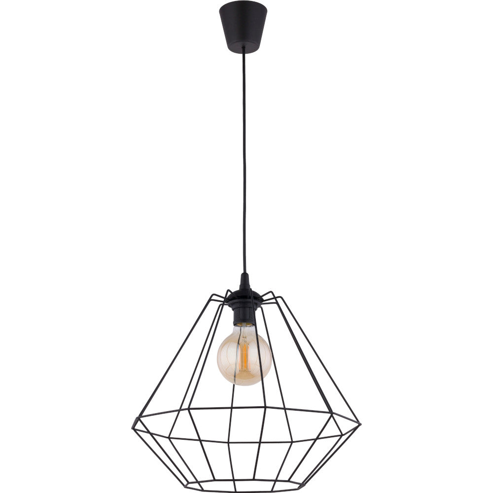 Pendul TK Lighting Diamond MM 1 Mare, negru, 4299