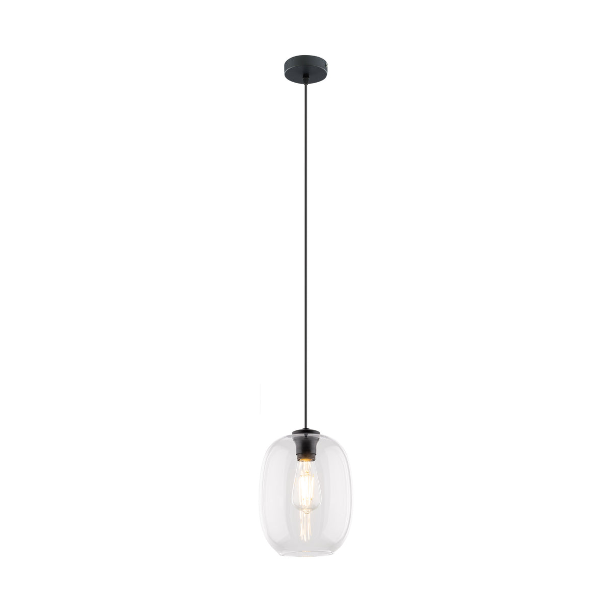Pendul TK Lighting Elio 1, transparent, 4339