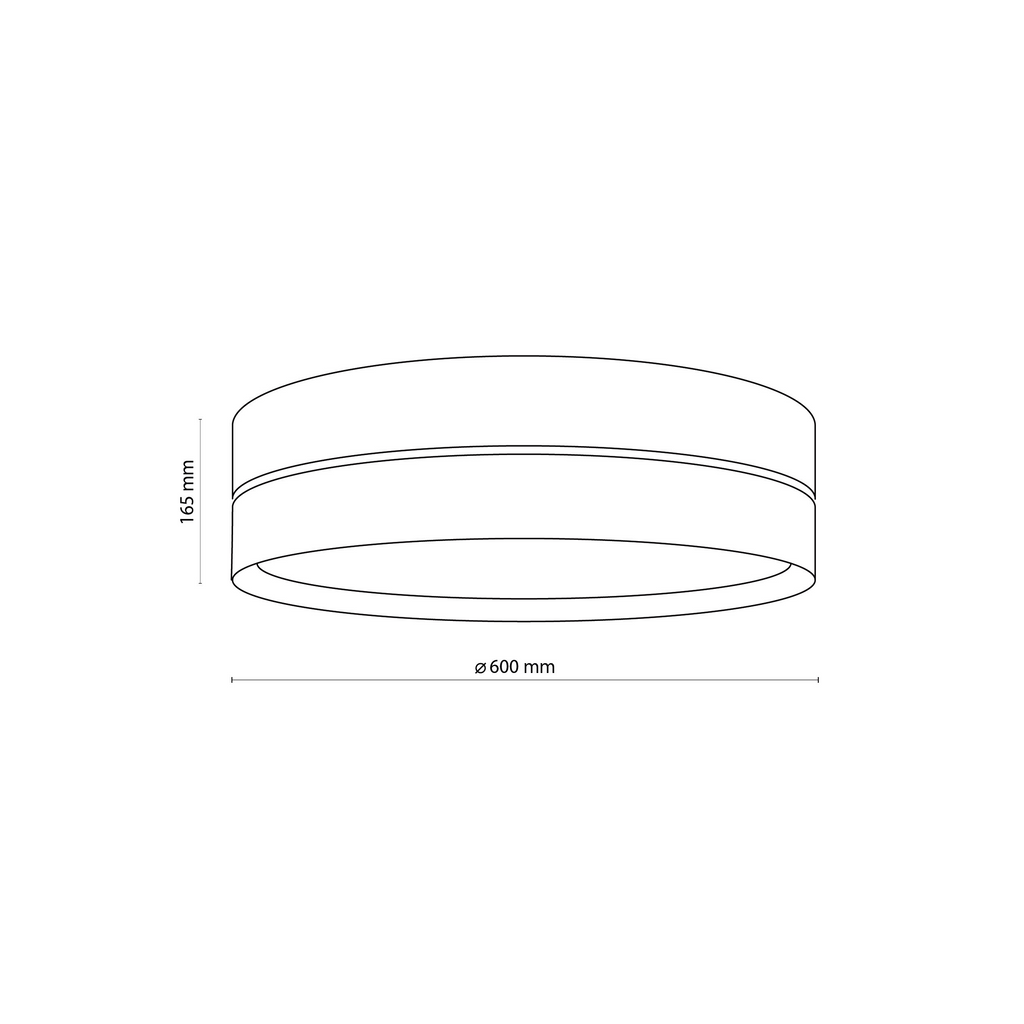 Plafoniera Hilton Black/Gold 4345