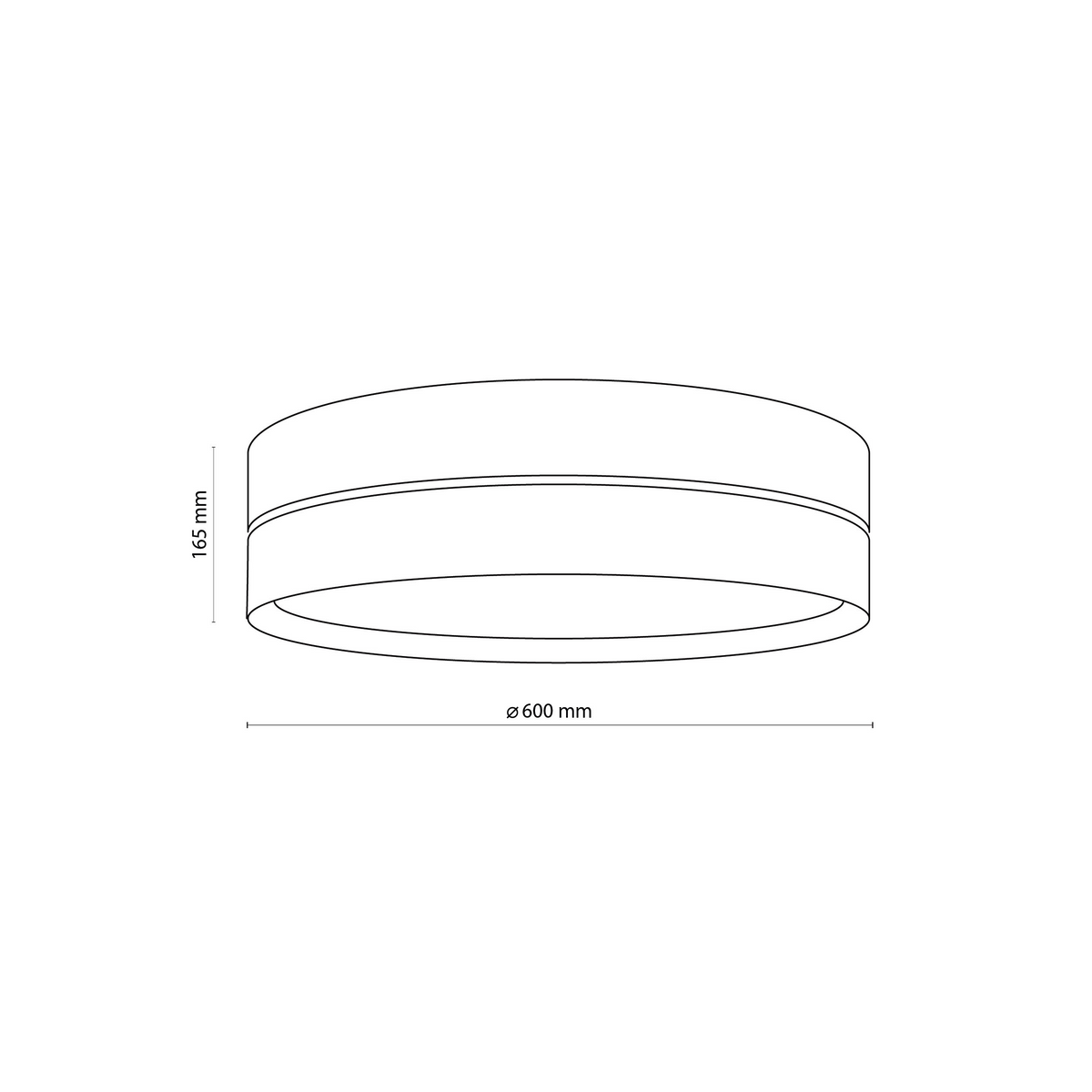 Plafonieră TK Lighting Hilton, negru/auriu, 4345