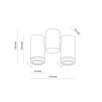 Plafoniera Jet White 4352