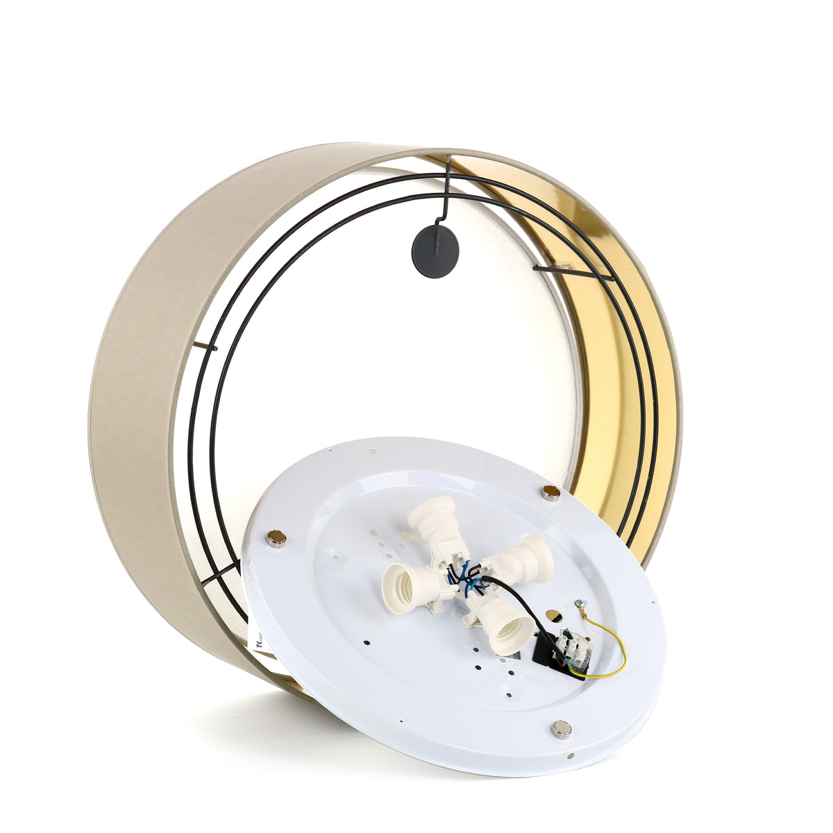 Plafoniera Bilbao BEIGE/GOLD 450 4404