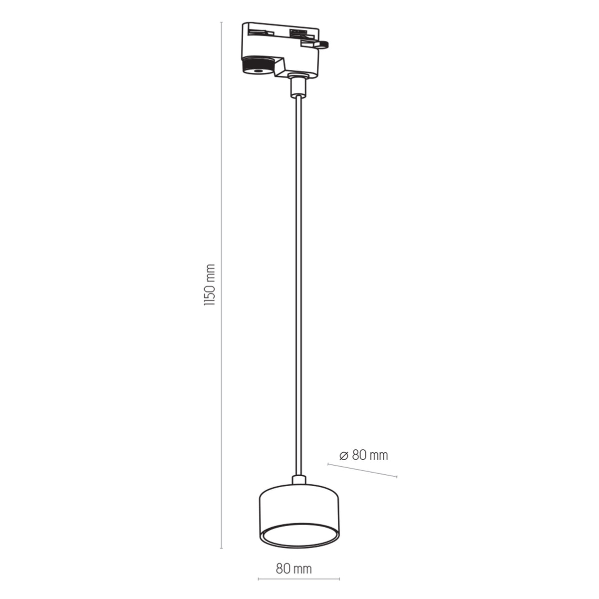 Spot pe șină TK Lighting Tracer 1 GX 53, auriu, 4481