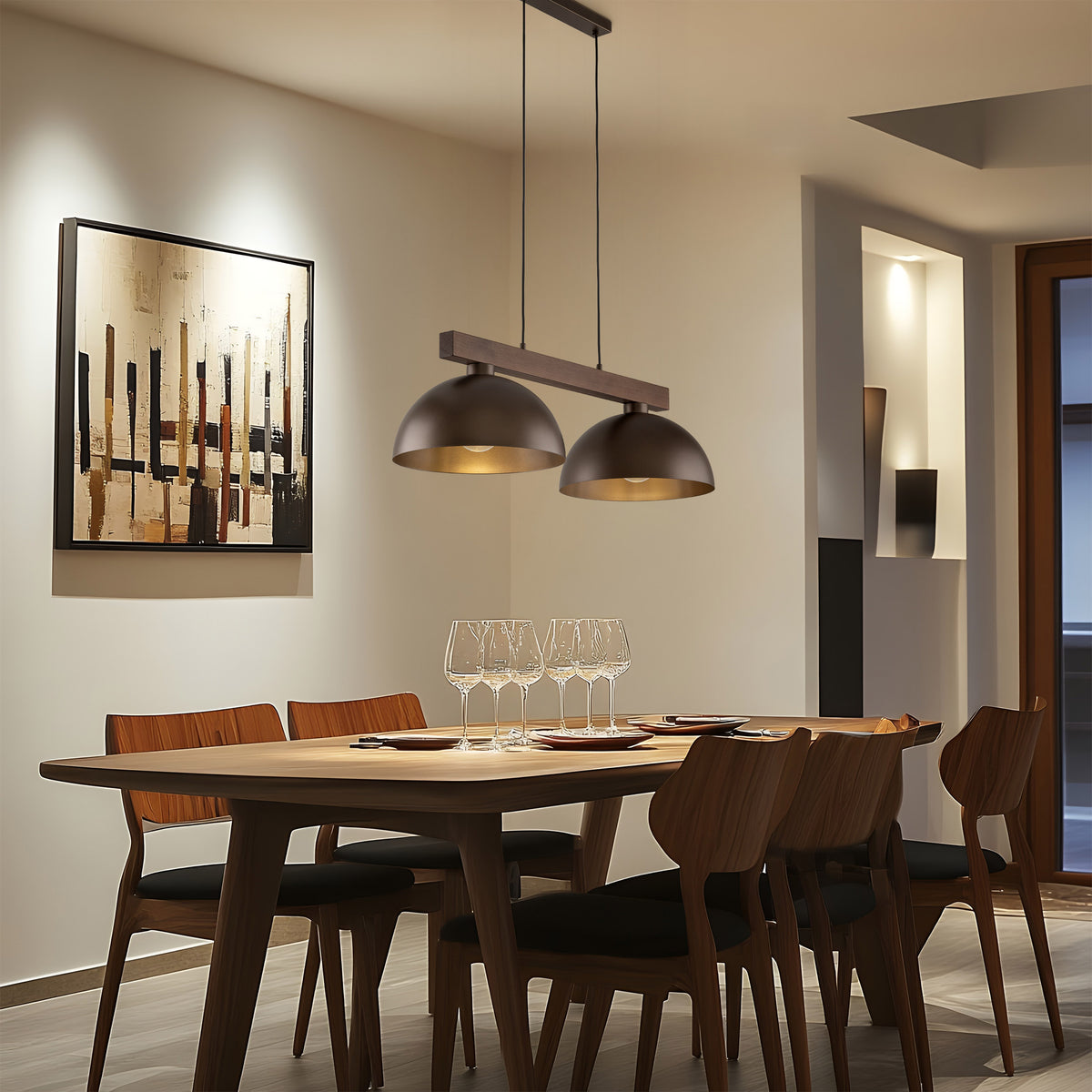Lampa suspendată Oslo Brown 2 4507 TK 4507