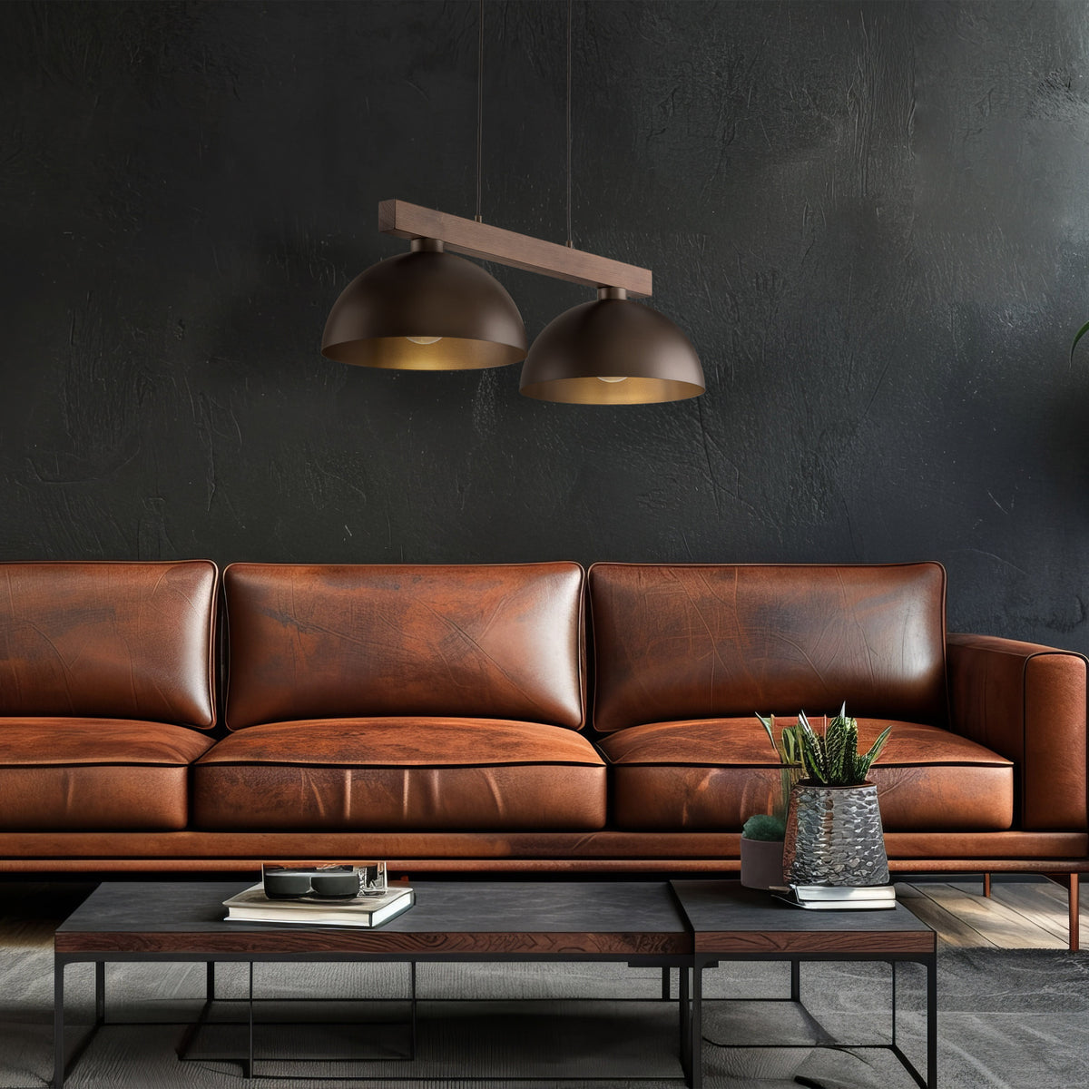 Lampa suspendată Oslo Brown 2 4507 TK 4507