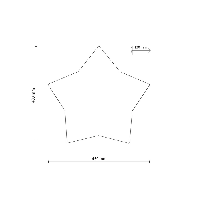 Plafoniera Star White 4514