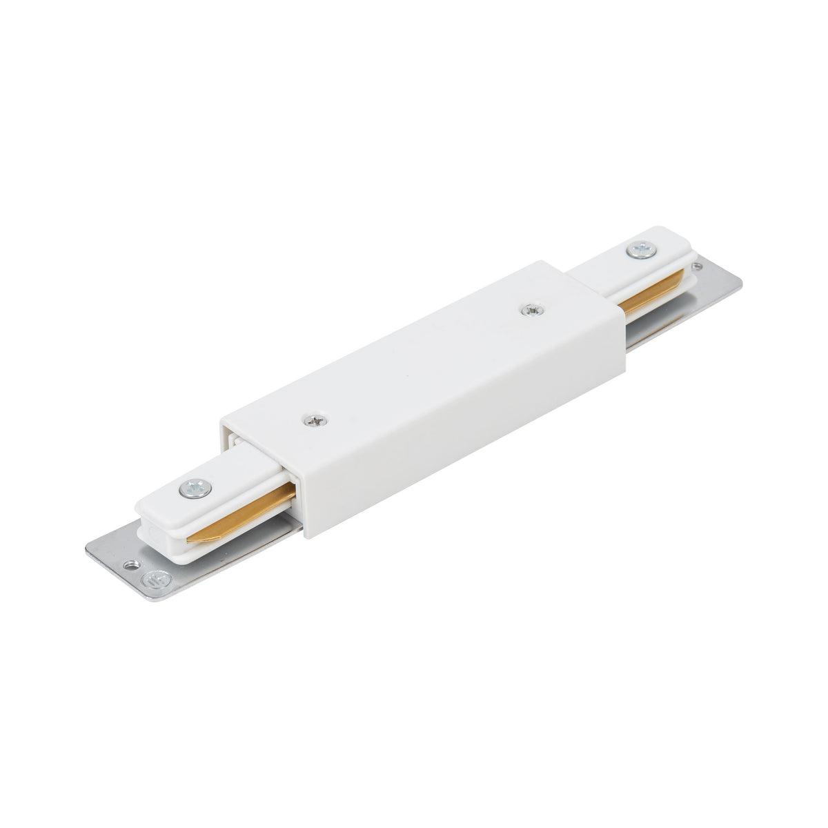 Conector pentru șină TK Lighting Tracer Drept cu Alimentare, alb, 4530