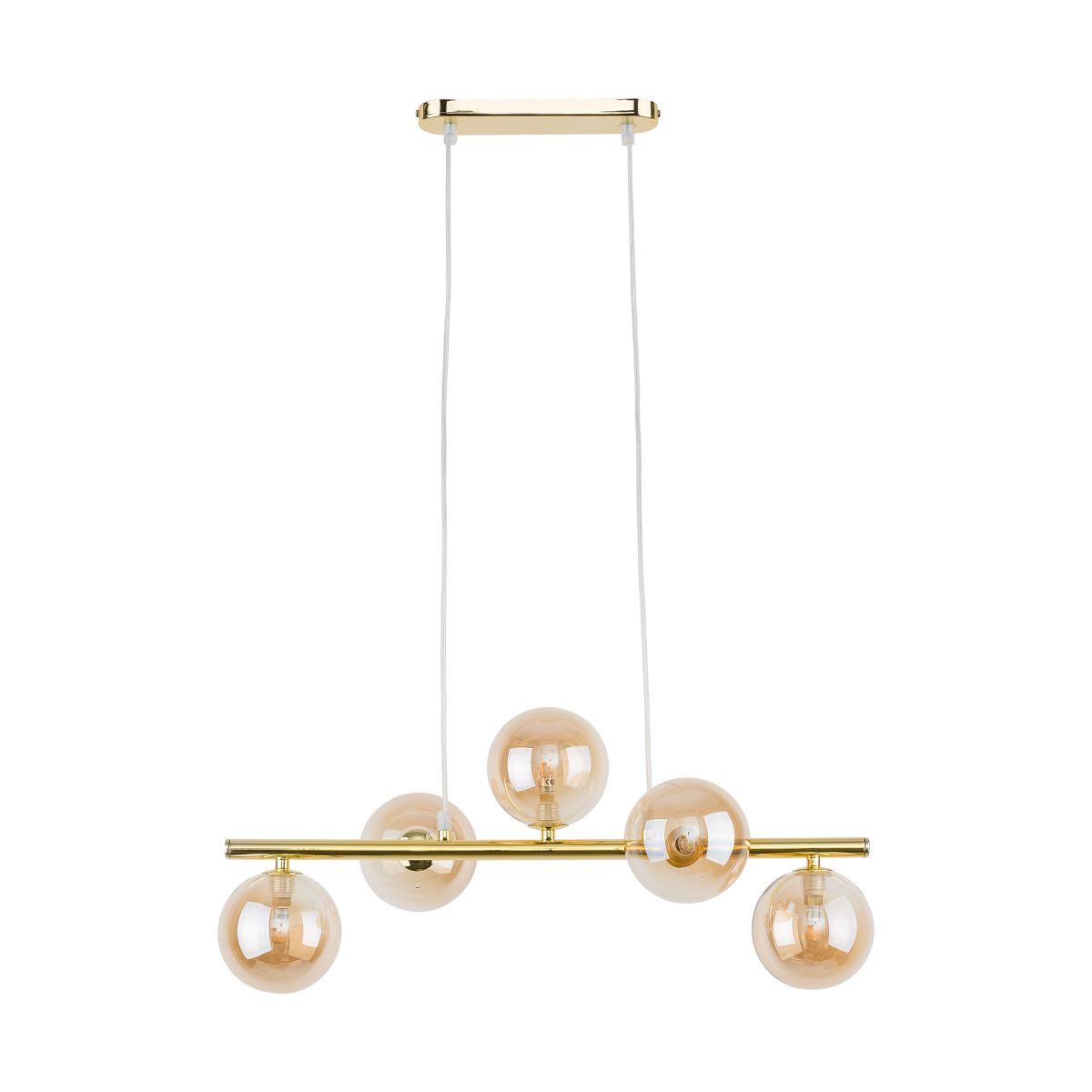 Lustră TK Lighting Estera 5, auriu, 4549