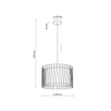 Lampă suspendată Harmony Nature 4557 TK 4557