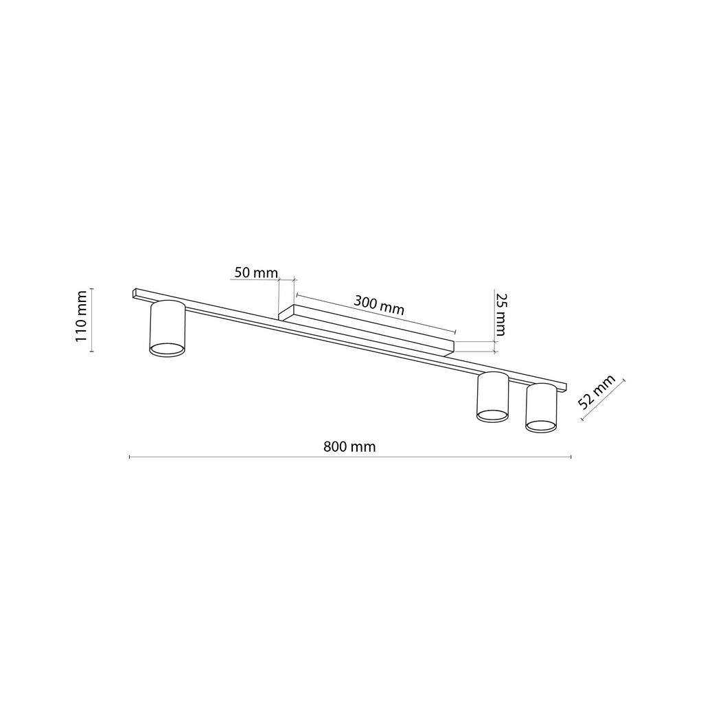 Plafoniera Logan White 4570