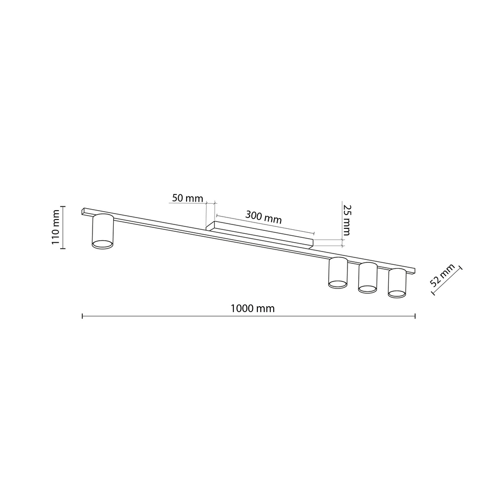 Plafoniera Logan White 4571