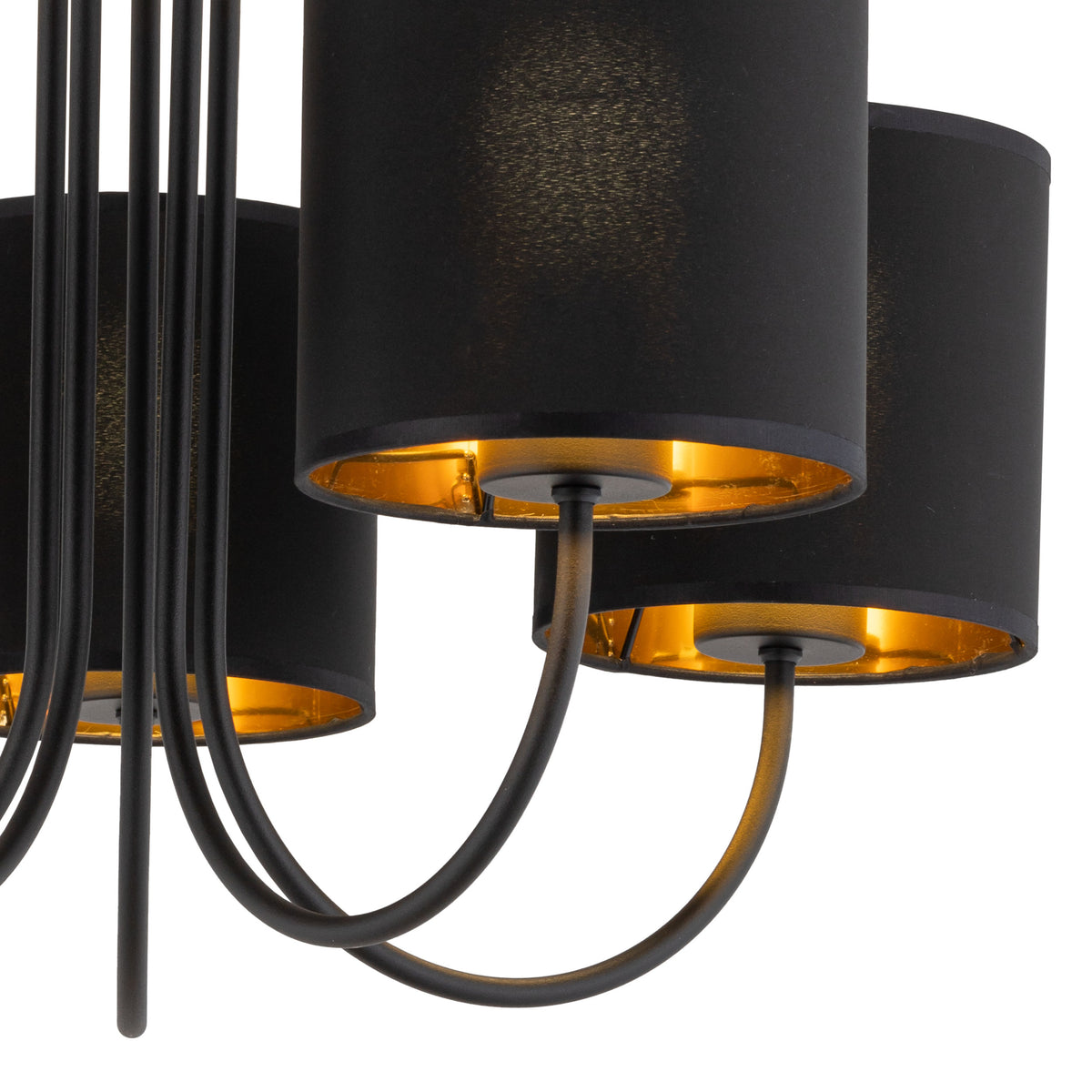 Plafonieră TK Lighting Torens 5, negru, 5 x E27, 4595