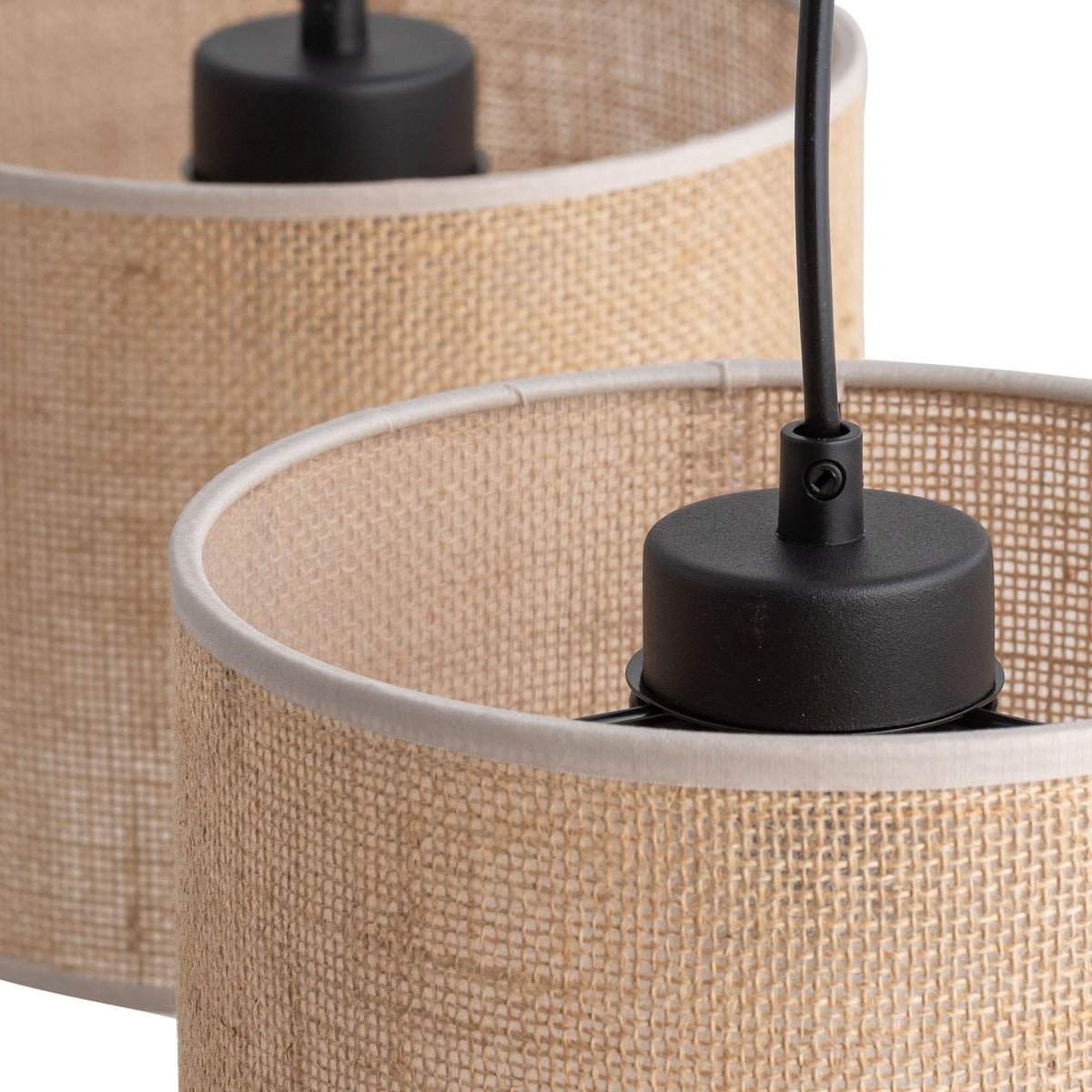 Lustră TK Lighting 3 Bară, iută, 3 x E27, 4597