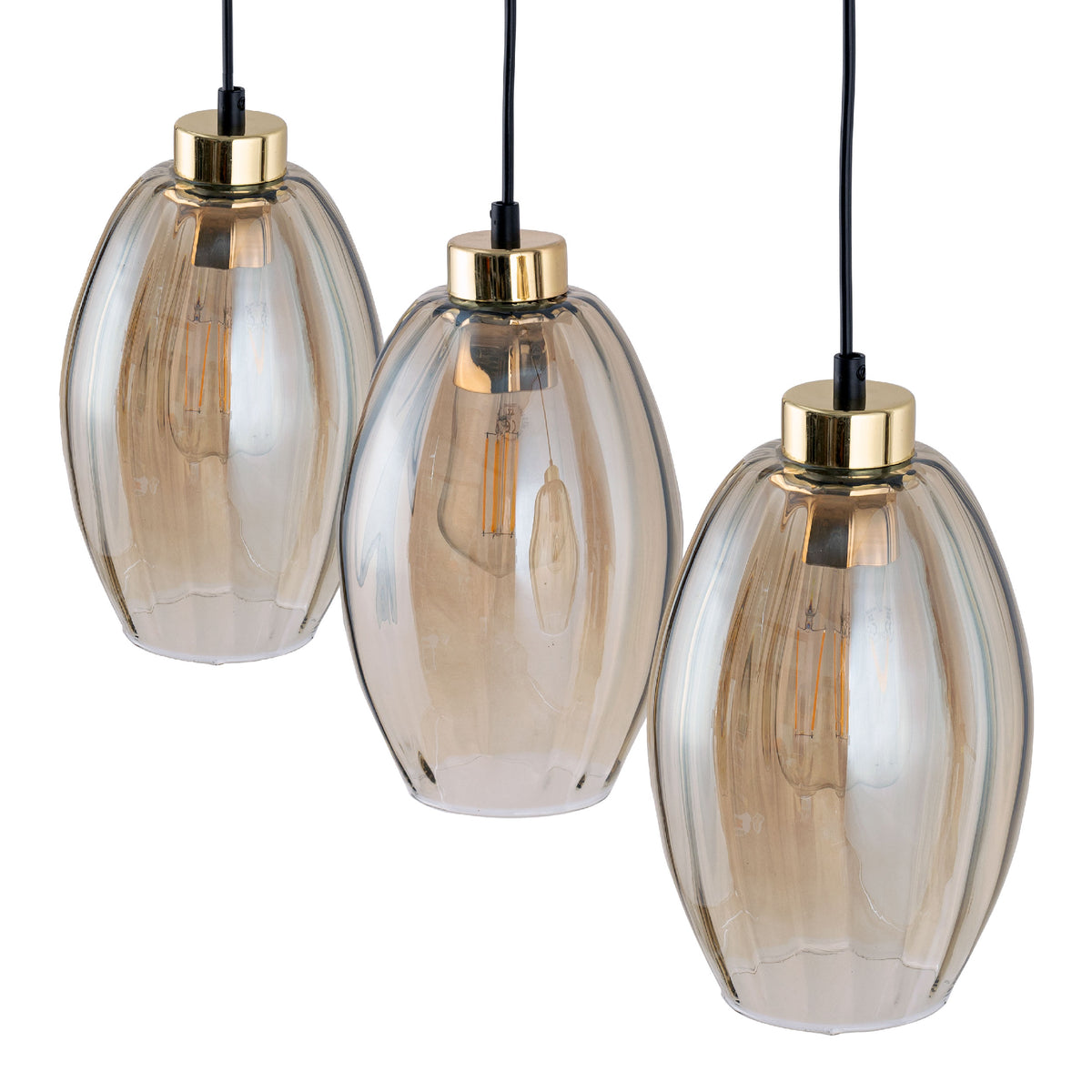 Lustră TK Lighting Sebo 3 Bară, 3 x E27, 4635