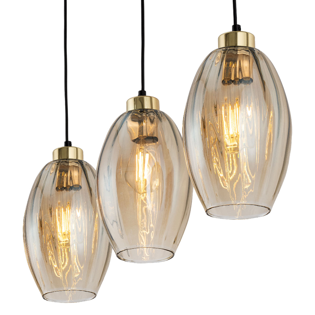 Lustră TK Lighting Sebo 3 Bară, 3 x E27, 4635