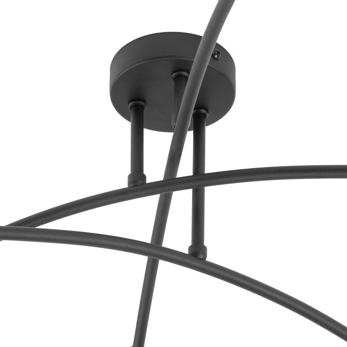 Plafonieră TK Lighting Helix 6, negru, 6 x E27, 4679