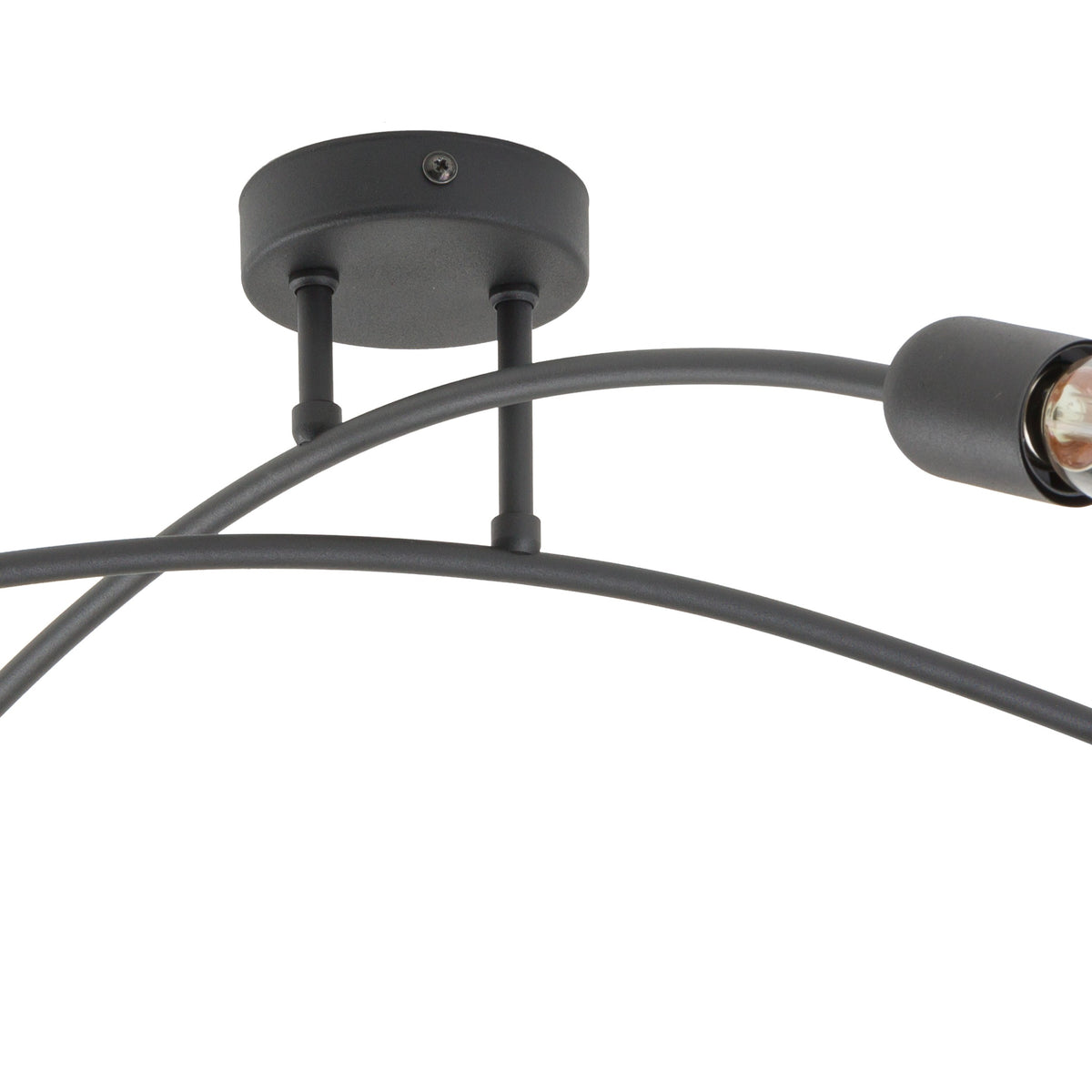 Plafonieră TK Lighting Helix 4, negru, 4 x E27, 4687