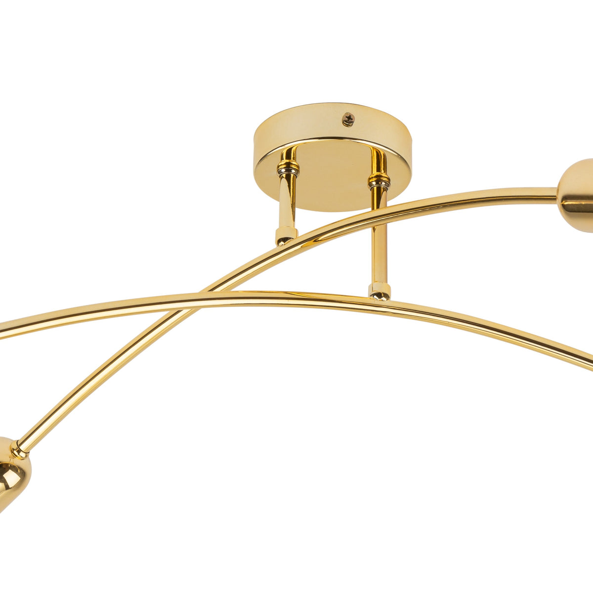 Plafonieră TK Lighting Helix 4, auriu, 4 x E27, 4688