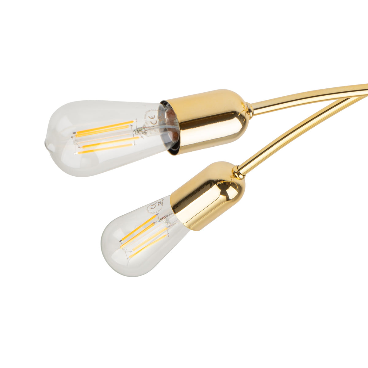 Plafonieră TK Lighting Helix 4, auriu, 4 x E27, 4688