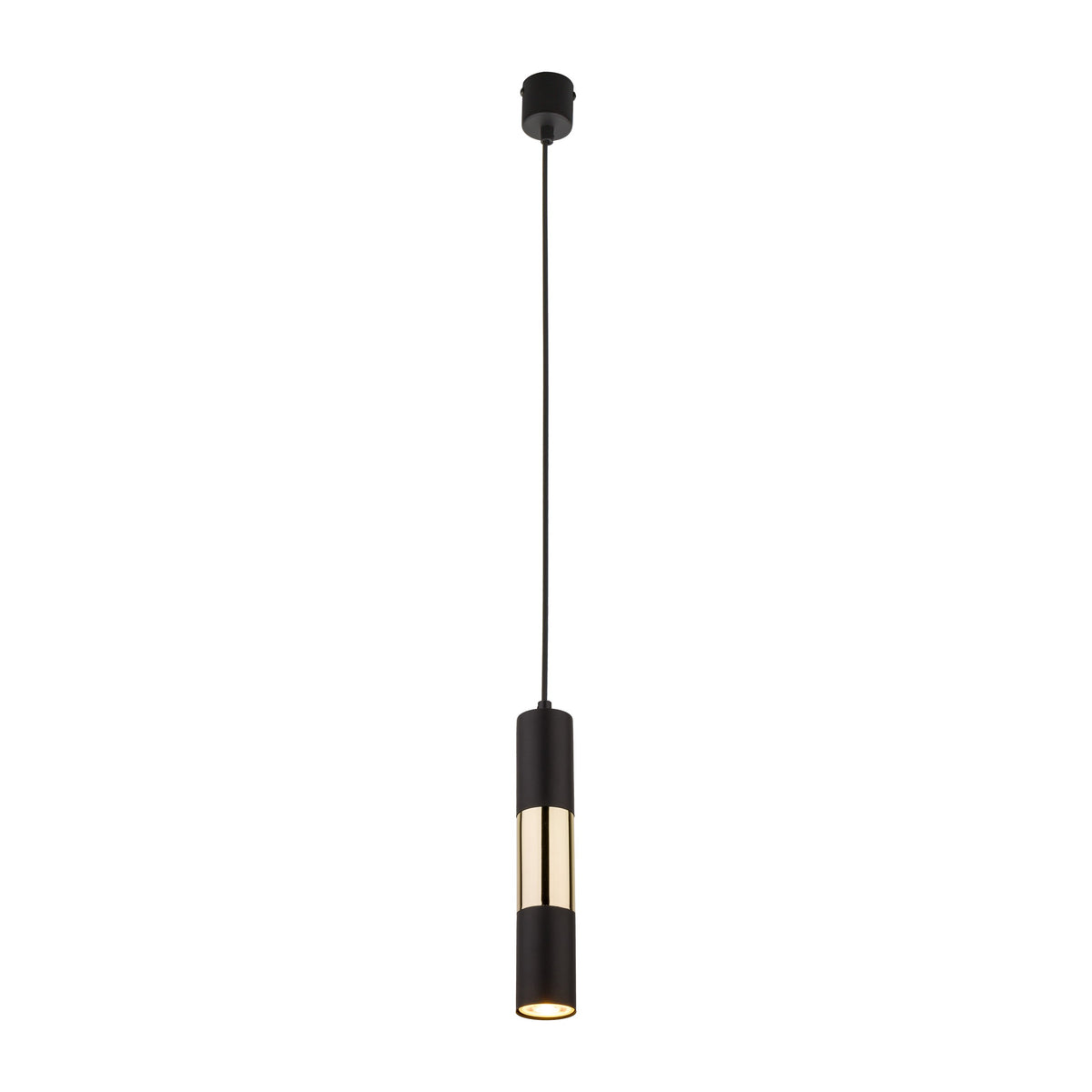 Pendul TK Lighting Vivien 1, negru, auriu, 4756