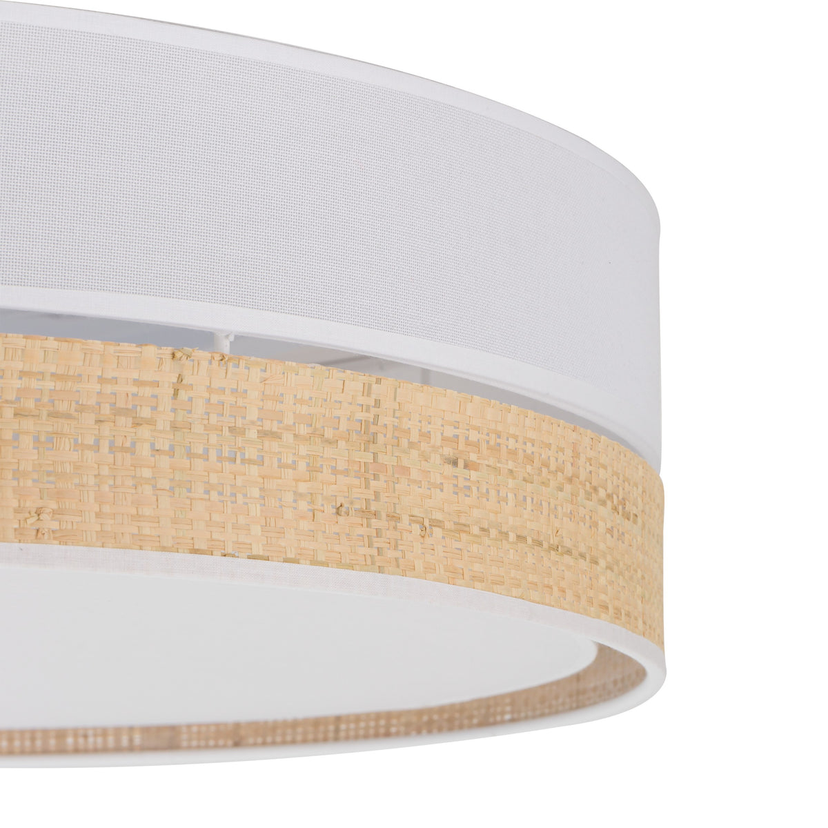 Plafonieră TK Lighting Paglia 450, alb, 4 x E27, 4764