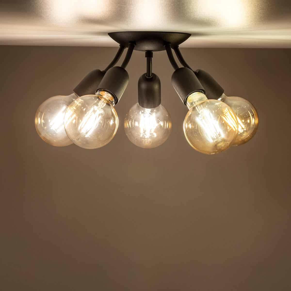 Plafonieră TK Lighting Rubio 5, 5 x E27, 4830
