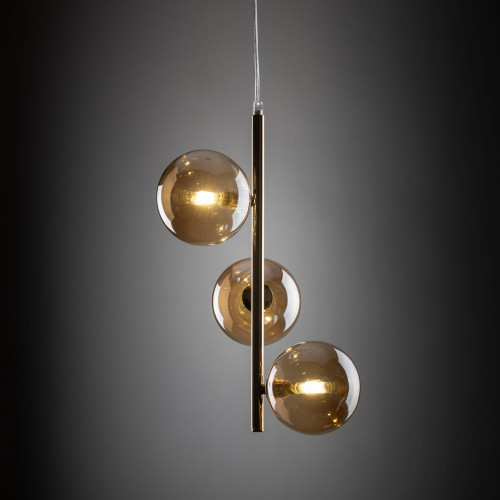 Lampa suspendată Estera Gold 3 4838 TK 4838