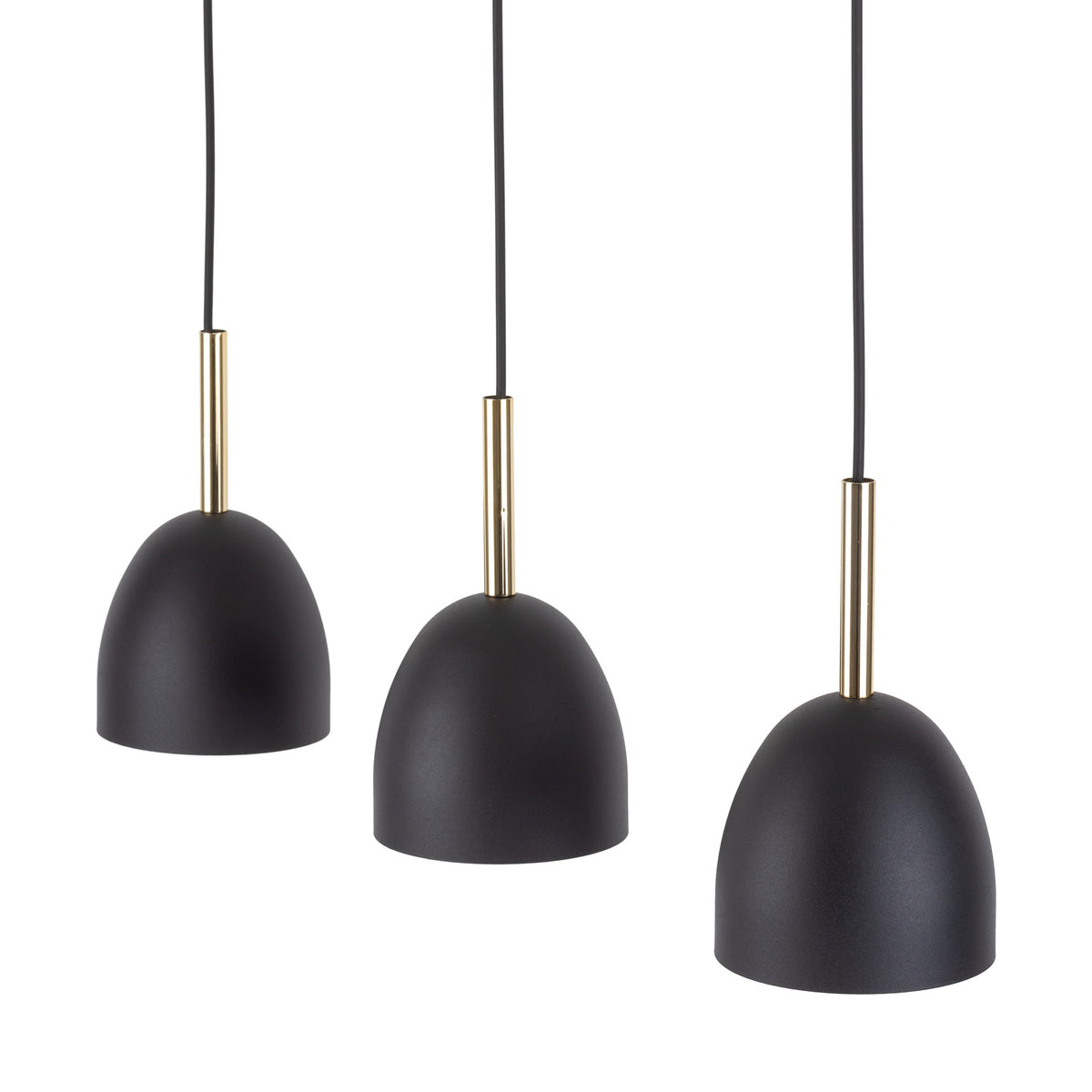 Lustră TK Lighting Nord 3, negru, 3 x E27, 4871