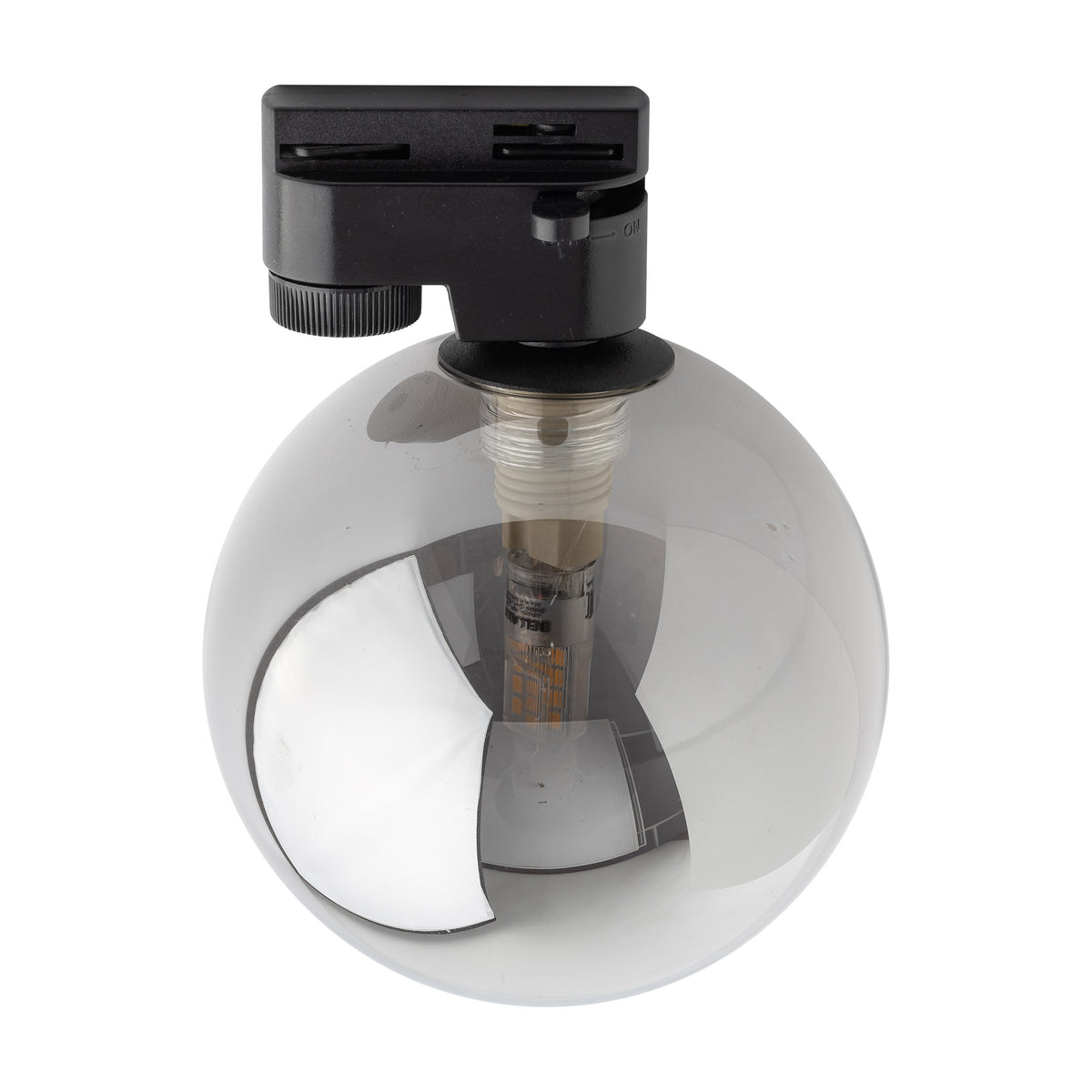 Spot pe șină TK Lighting Tracer Glass 1, negru, grafit, 4922