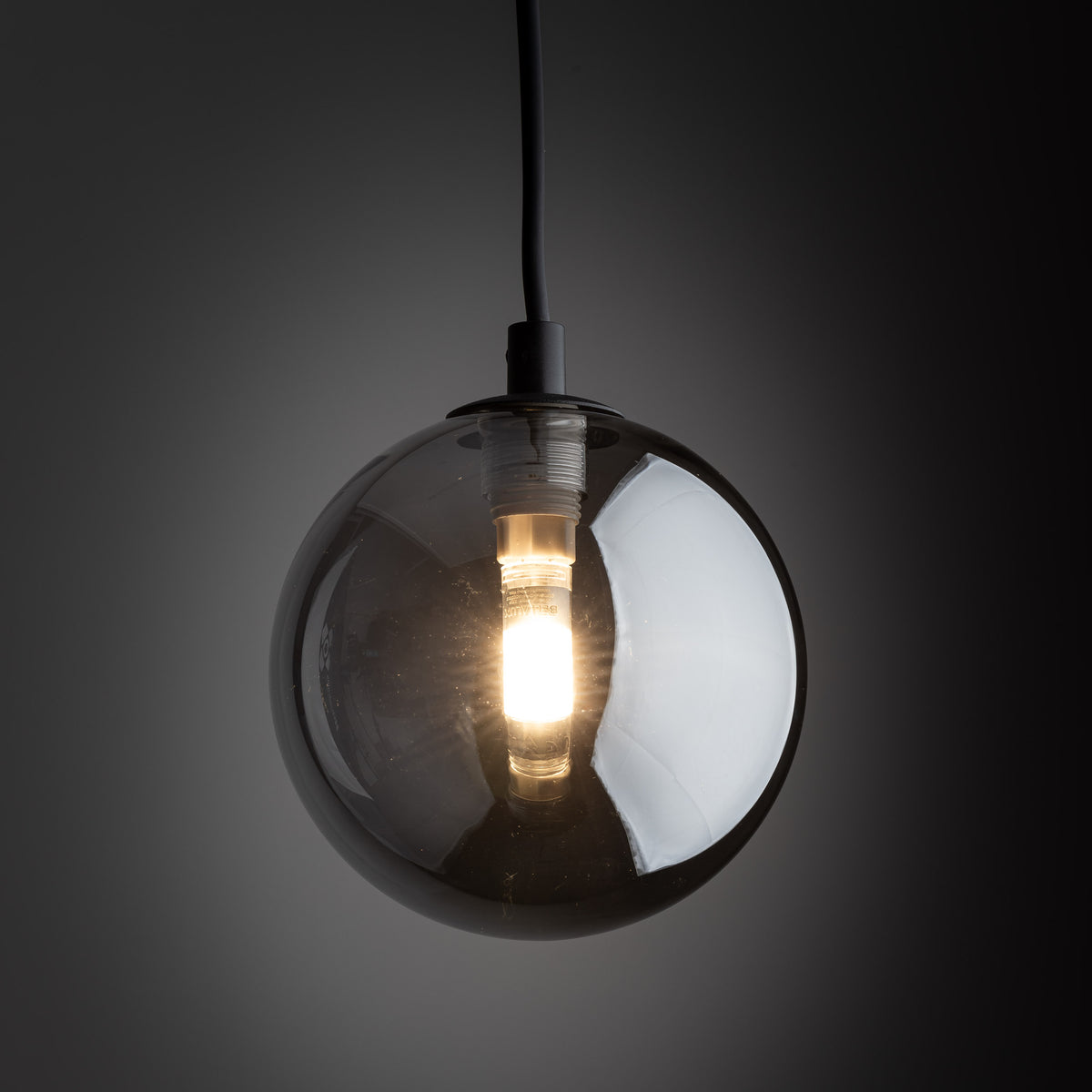 Spot pe șină TK Lighting Tracer Glass 1, negru, grafit, 4926