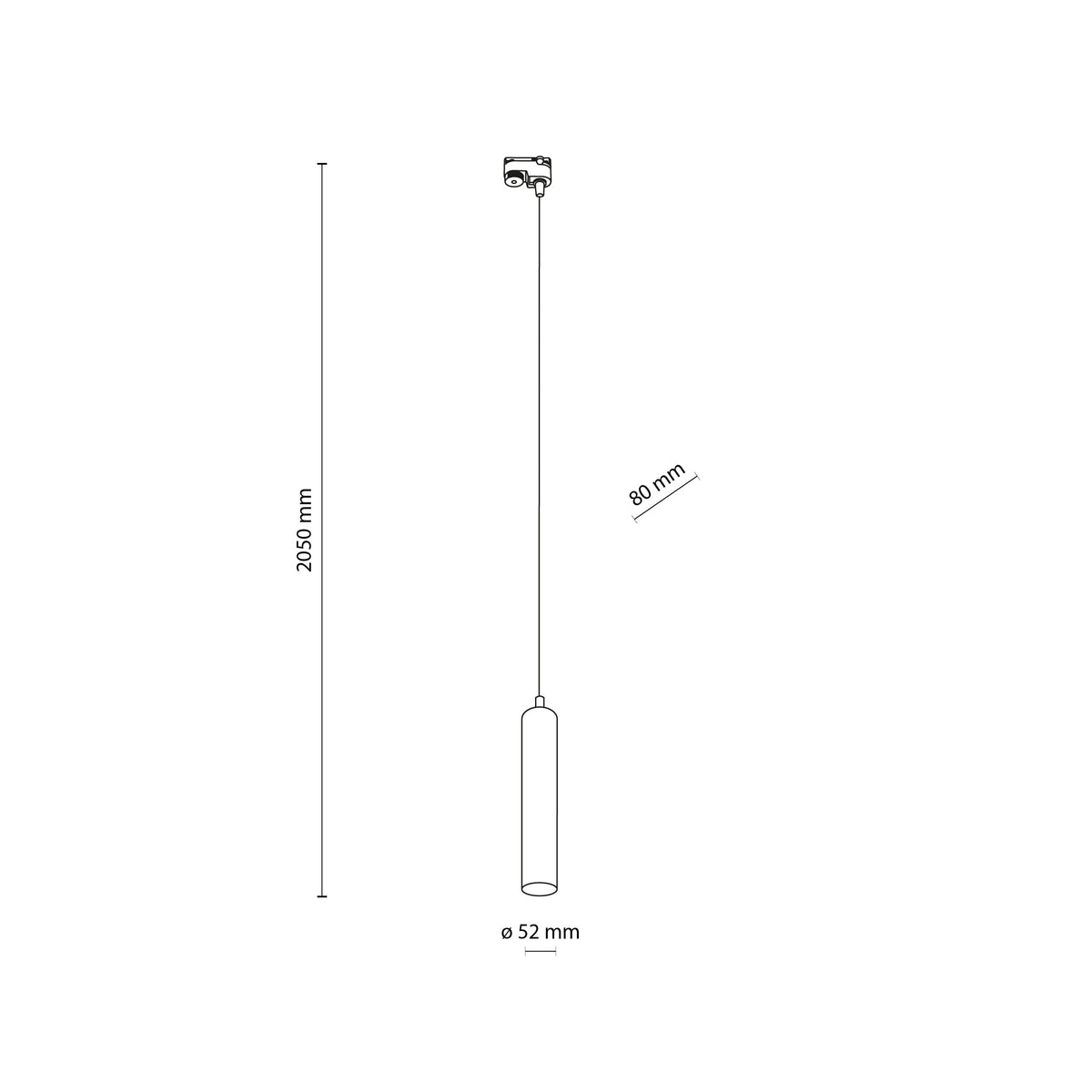 Spot pe șină TK Lighting Tracer 1, negru, 4929