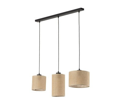 Lampă suspendată TK Lighting 3, iută, 4954
