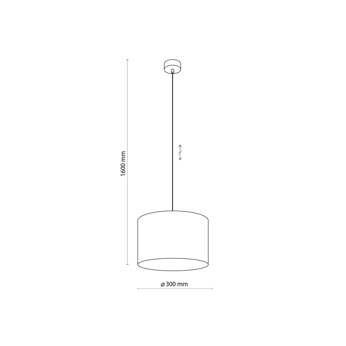 Pendul TK Lighting Moreno 1 300, 4991