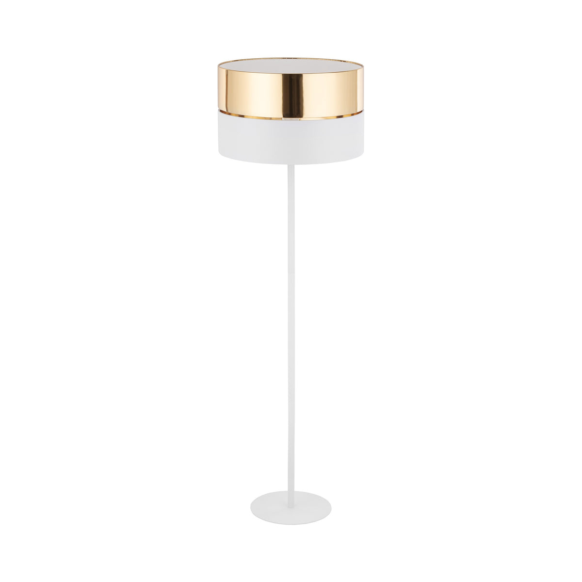 Lampadar TK Lighting Hilton 1, alb, auriu, 5074