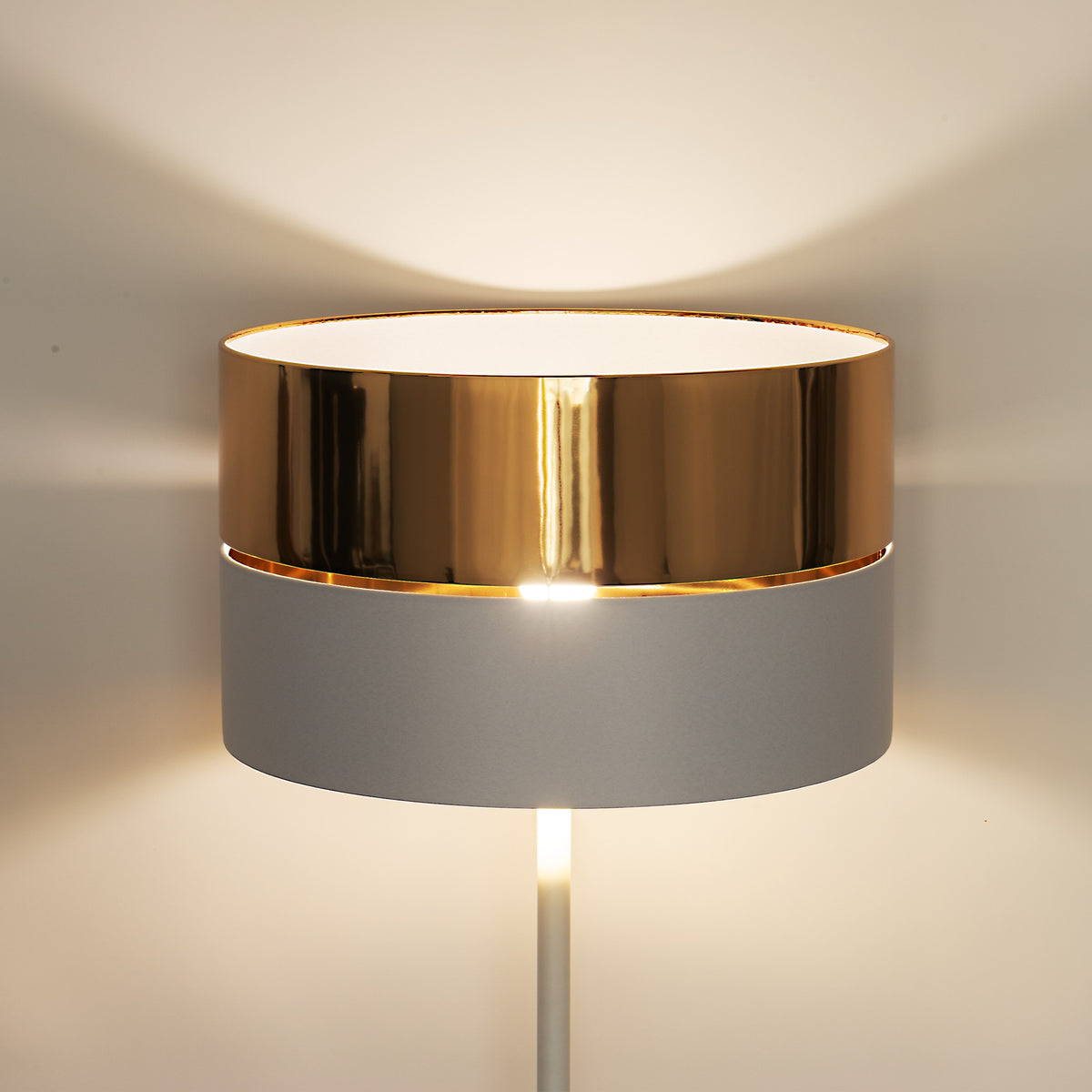 Lampadar TK Lighting Hilton 1, alb, auriu, 5074
