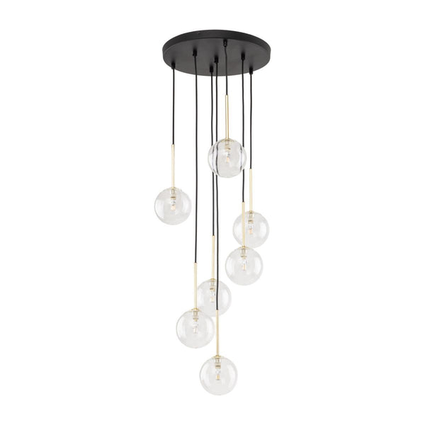 Lampa suspendată Nilos Black/Gold 5362