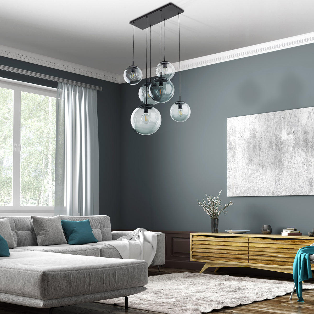 Lustra Esme Graphite 6 5384