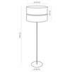 Lampa Hilton Black/Gold 5465