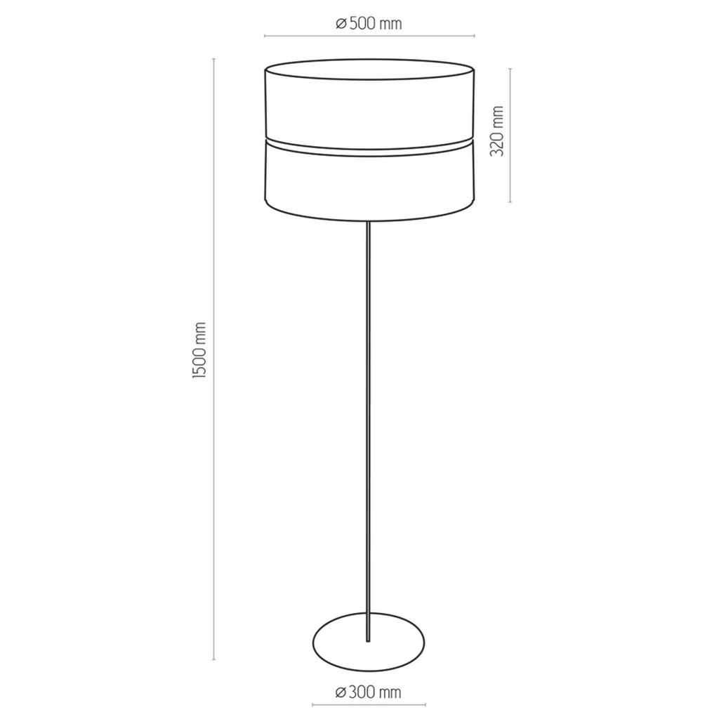 Lampa Hilton Black/Gold 5465
