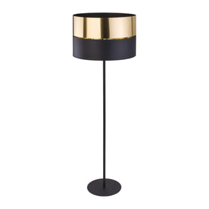 Lampadar TK Lighting Hilton, negru/auriu, 5465