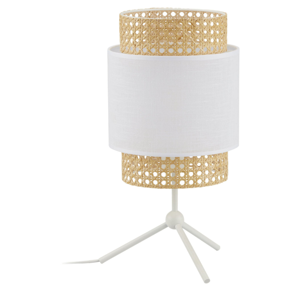 Veioză TK Lighting Boho 1, alb, 5535