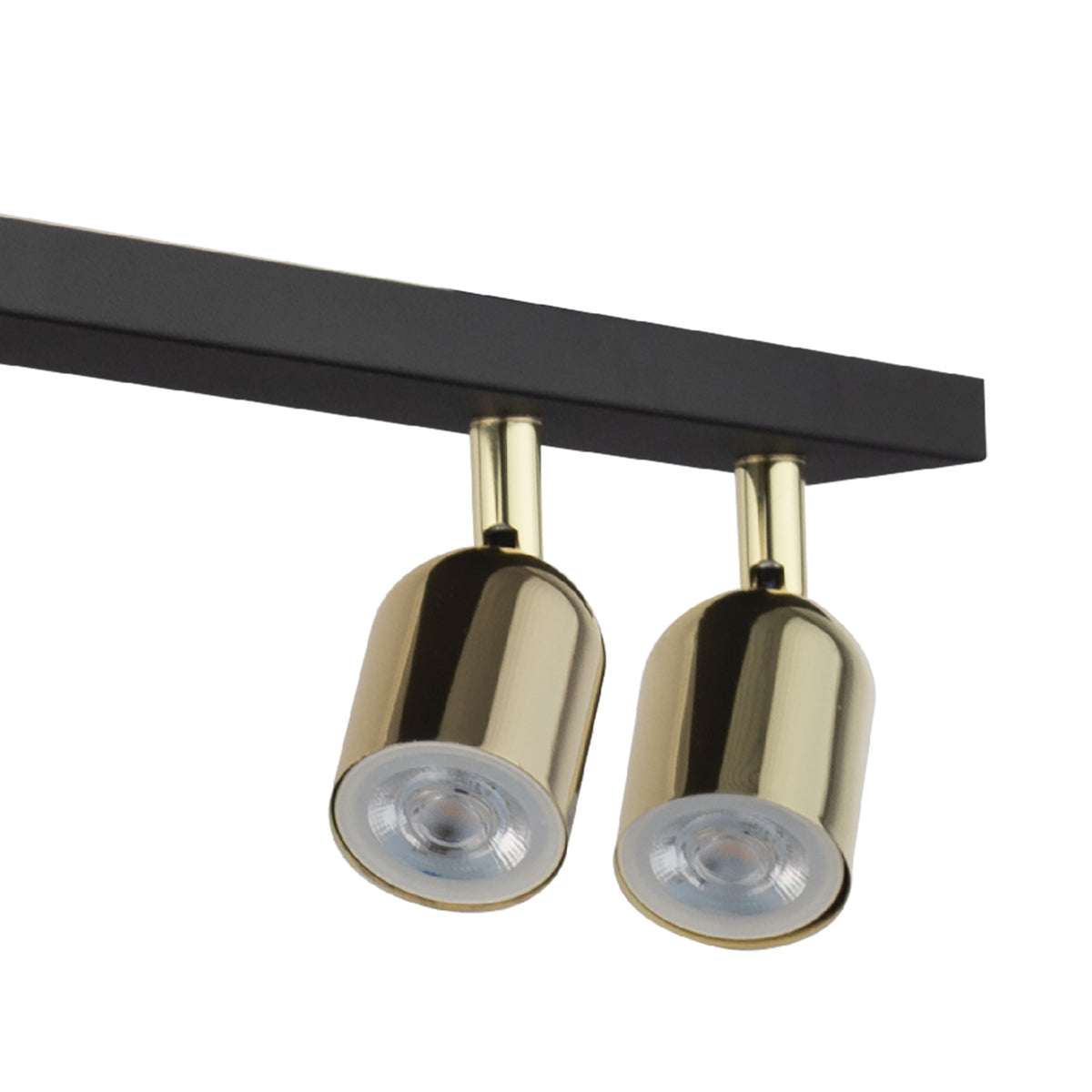 Plafonieră TK Lighting Top 4, negru, auriu, 4 x GU10, 5619