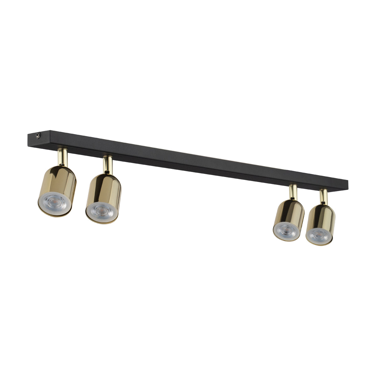 Plafonieră TK Lighting Top 4, negru, auriu, 4 x GU10, 5619