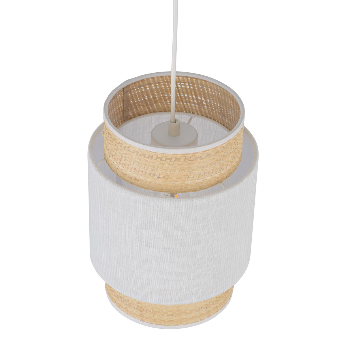 Pendul TK Lighting Boho 1 200, alb, 5652