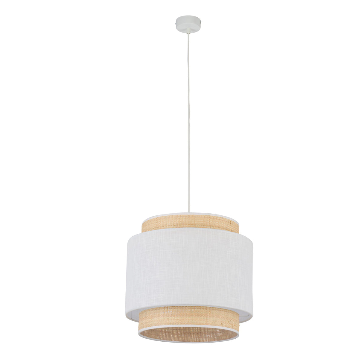 Pendul TK Lighting Boho 1, alb, 5653