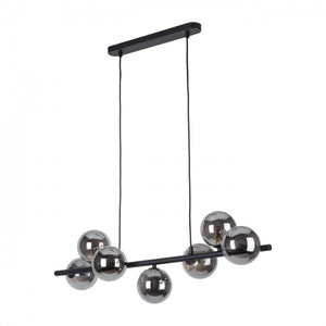 Lustră TK Lighting Estera 7, negru, 5666